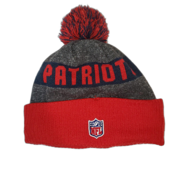 NEW ERA New England Patriots NFL Football Pom Pom Winter Beanie Hat Tom Brady